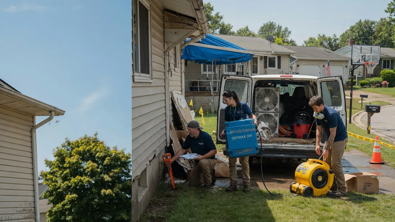 Ceiling Leak Cleanup in Daleville, IN near me