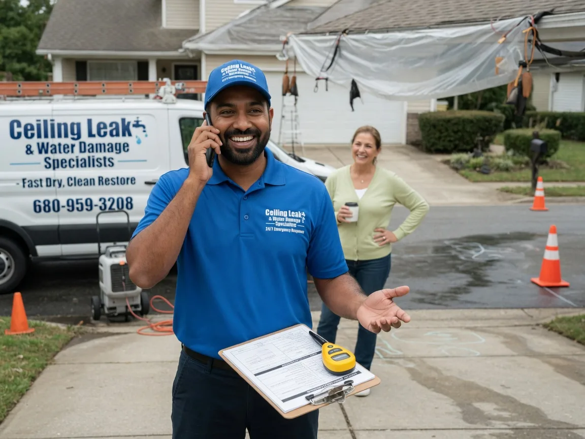 Ceiling Leak Cleanup Daleville, IN FAQs